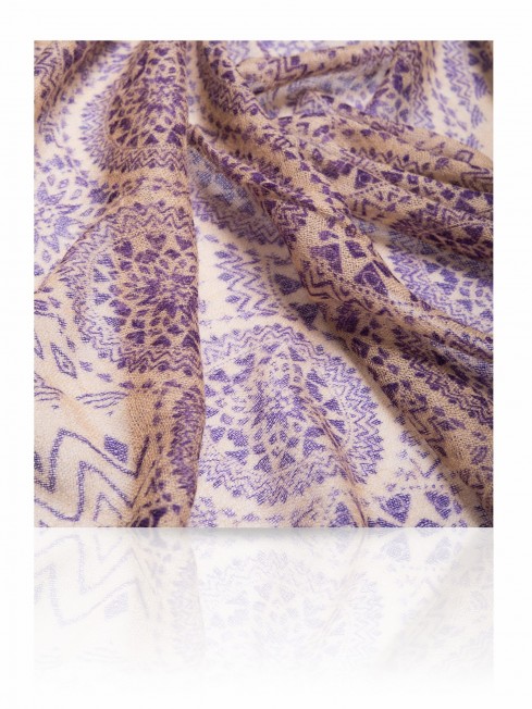 Палантин Женский W-MOSAIC/PURPLE